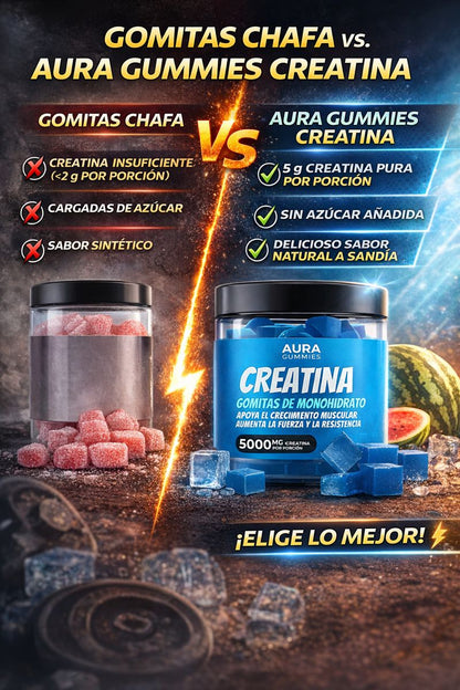Aura Gummies - Gomitas De Creatina
