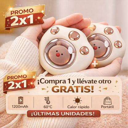 2x1 HotMichi - Garrita de Gato que Calienta tus Manos al Instante