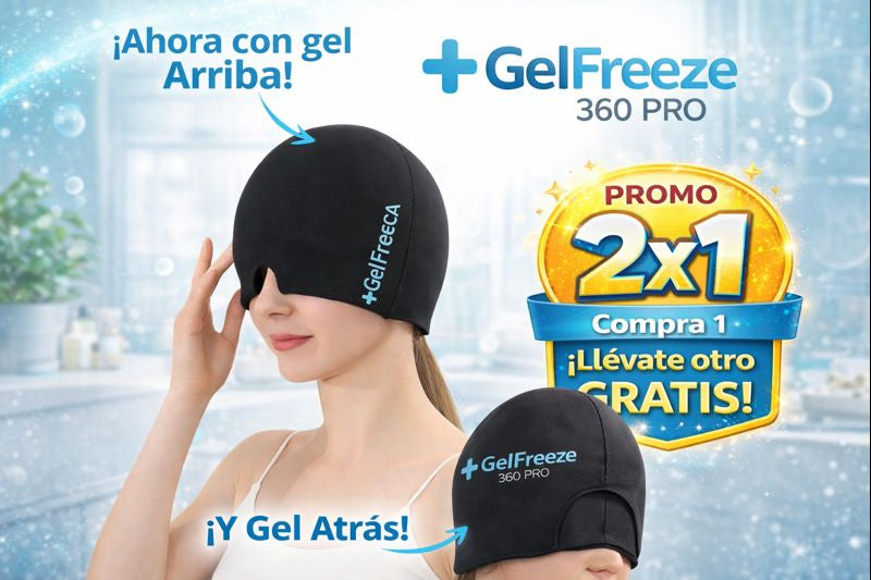 Gorro GelFreeze 2x1 | Alivio Para Migrañas y Dolores de Cabeza