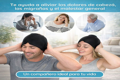 Gorro GelFreeze 2x1 | Alivio Para Migrañas y Dolores de Cabeza