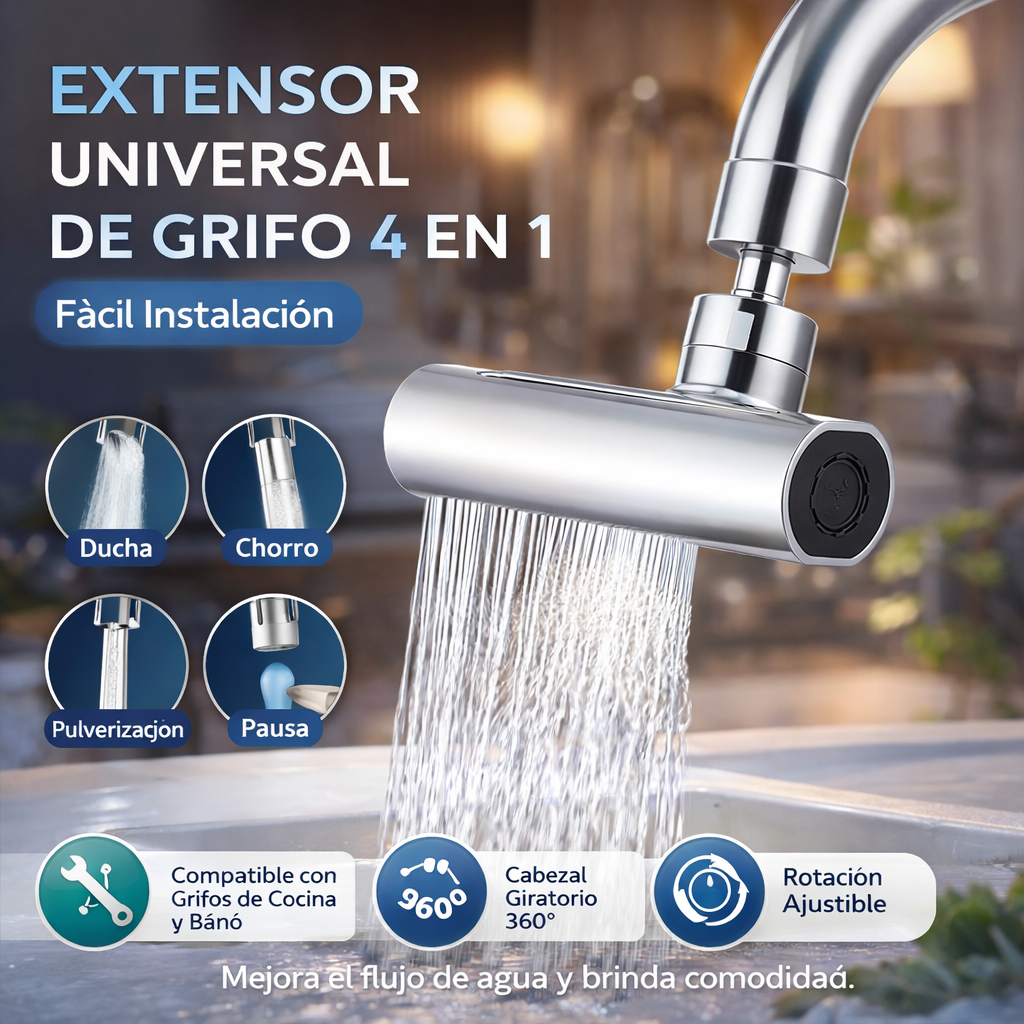 HydroFlex 4 en 1™ | Control Total del Agua | EL MAS VENDIDO 🔥