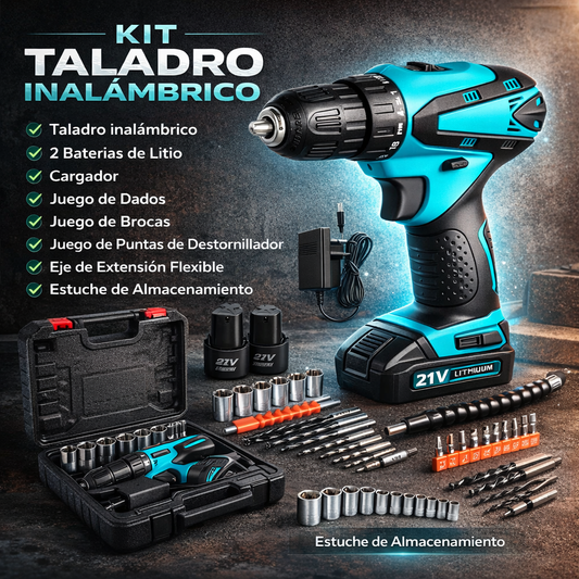 TorquePro™ | Kit de Taladro Completo