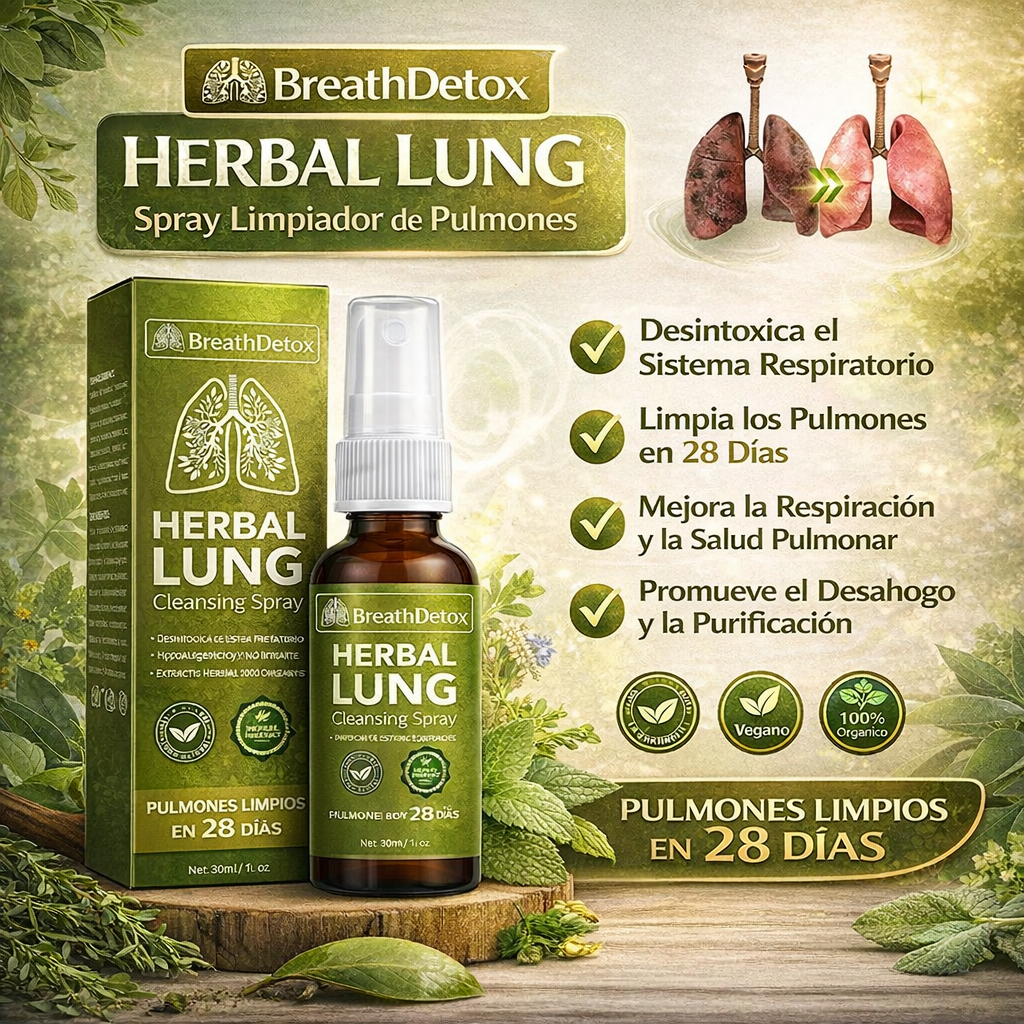 BreathDetox | Spray Nasal Limpiador de Pulmones