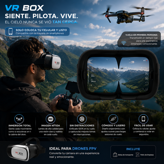LENTES VR PARA DRON | VE TODO DESDE EL CIELO (LOS MAS LLEVADOS 🔥)