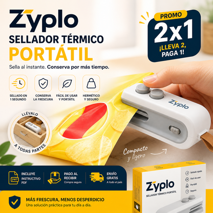Zyplo™ | Mini Selladora | Sella en segundos