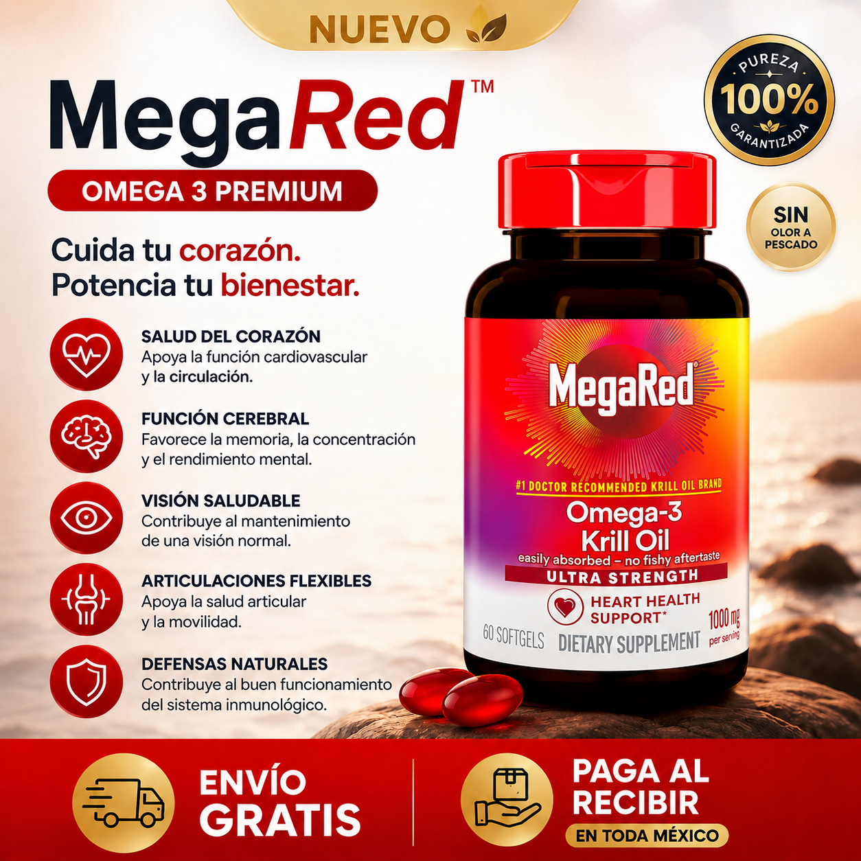 MegaRed™ | Omega 3 | Memoria y Enfoque