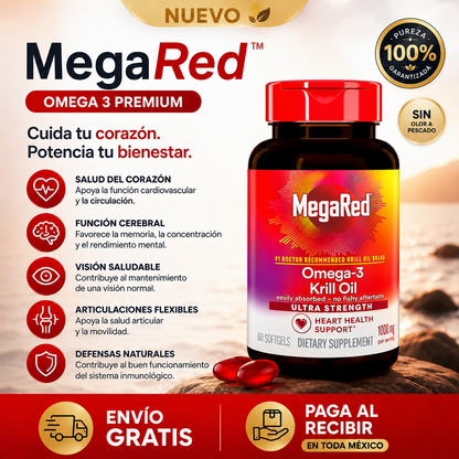 MegaRed™ | Omega 3 | Memoria y Enfoque