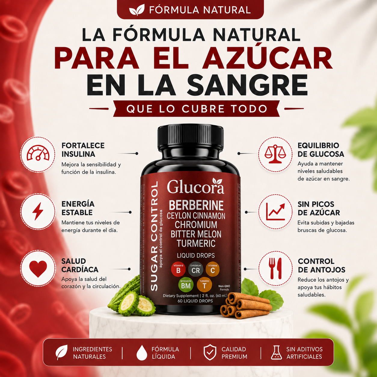 Glucora™ | Baja y Equilibria tu Azúcar en la Sangre Naturalmente