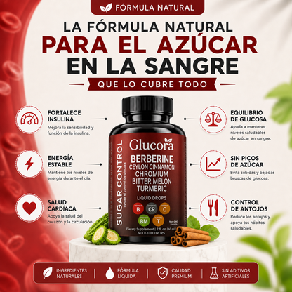 Glucora™ | Baja y Equilibria tu Azúcar en la Sangre Naturalmente