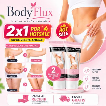 BodyFlux™ | Crema Adelgazante Quema Grasa