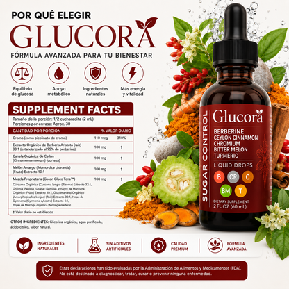 Glucora™ |  Baja y equilibra tu Diabetes