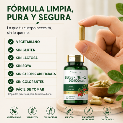 Glucora Berberina™ | Control Avanzado de Glucosa e Insulina