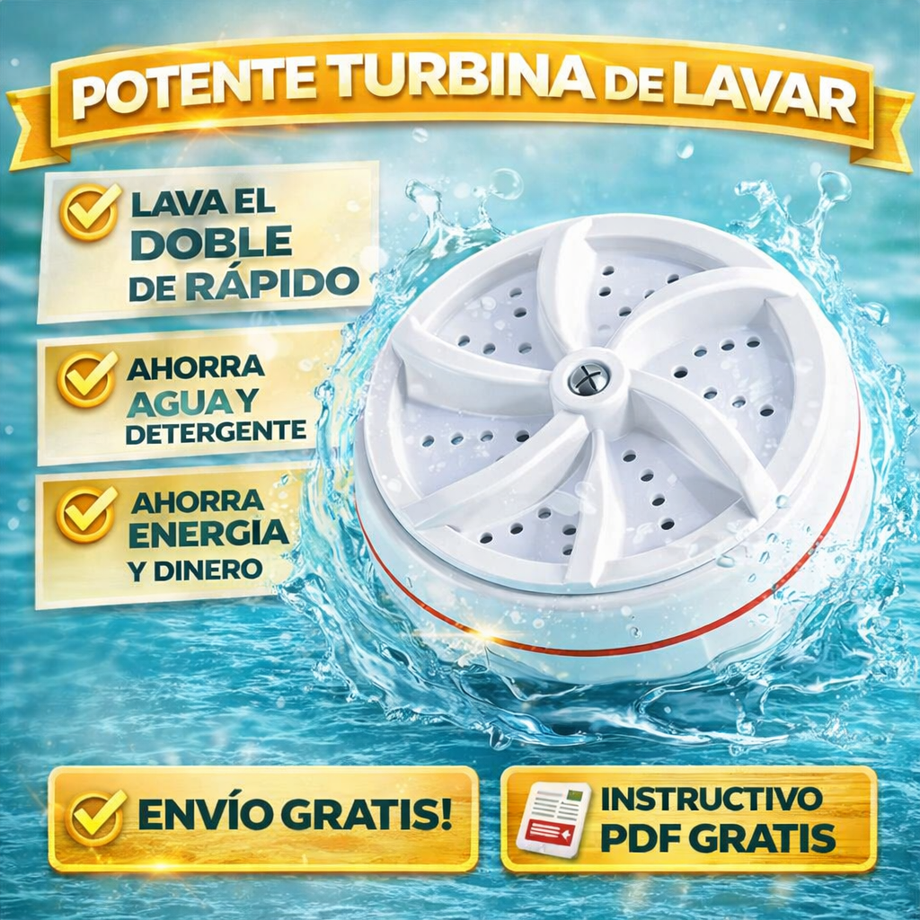 Mini TurboSpin Pro™  2x1 |Máxima agitación, mejores resultados