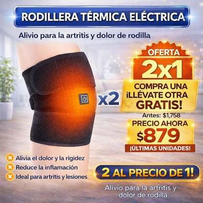 ThermoKnee – Rodillera térmica para alivio del dolor - Lleva 2 Paga 1