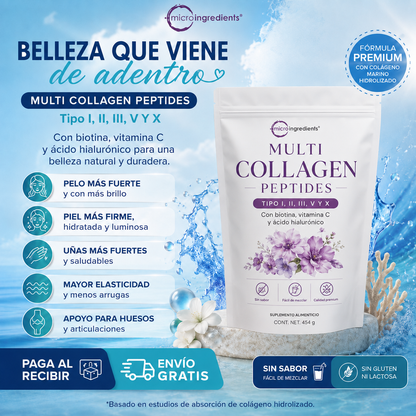 Micro Ingredients Colageno | Suplemento para Piel, Cabello y Uñas