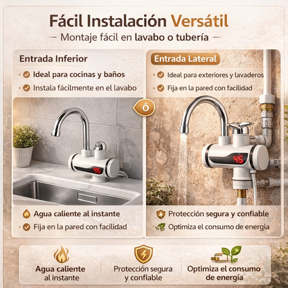 HeatFlow | Calentador de Agua Eléctrico Instantaneo