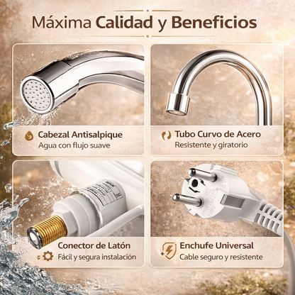 HeatFlow | Calentador de Agua Eléctrico Instantaneo