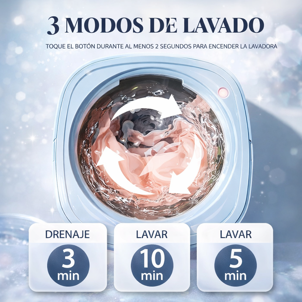 DryWash™ | Lavasecadora 2 en 1 | Lava y Seca