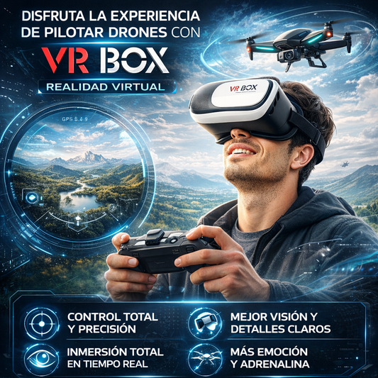 Navega tu Dron en Primera Persona Con los Lentes VR (LOS MAS LLEVADOS 🔥)