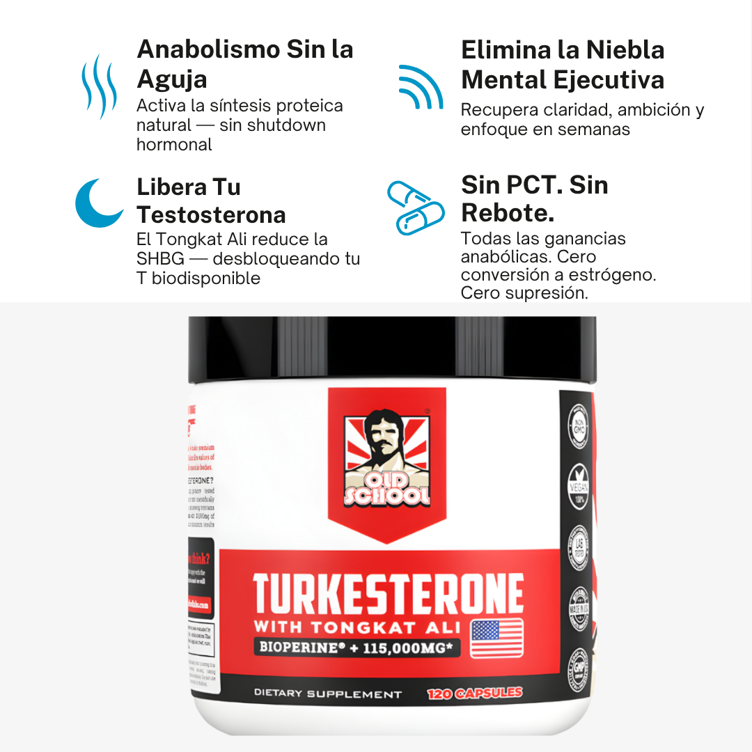 Turkesterone + Tongkat Ali | Deseo + Fuerza