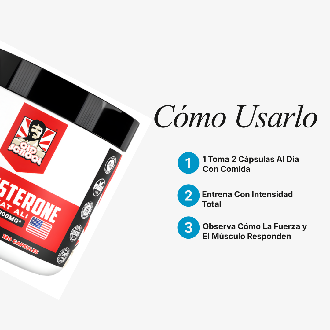 Turkesterone + Tongkat Ali | Deseo + Fuerza